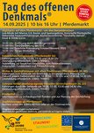 Plakat zum Tag des offenen Denkmals am 14.09.2025 (JPG-Datei)